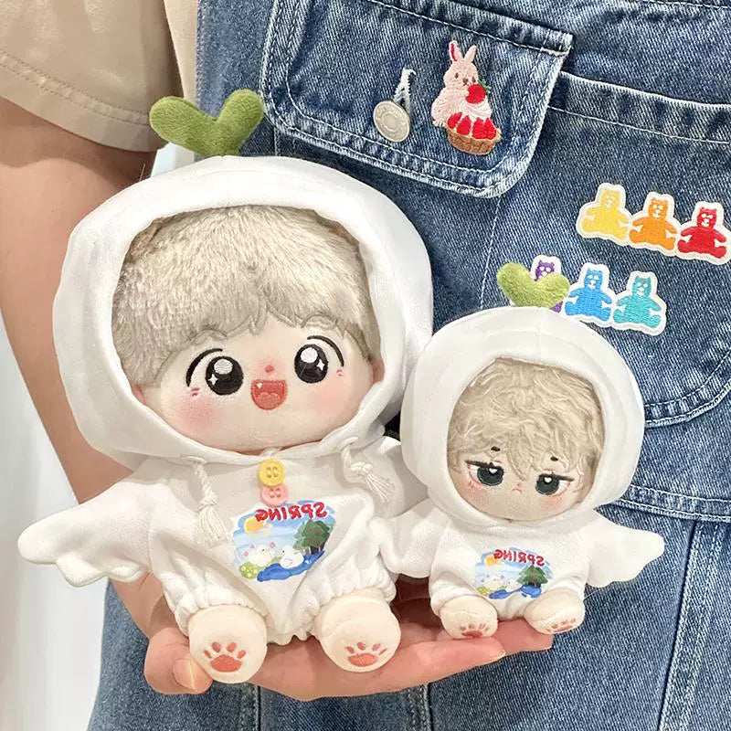宇宙商店 小动物游园会 10cm20cm棉花娃娃玩偶努努用连体卫衣单品