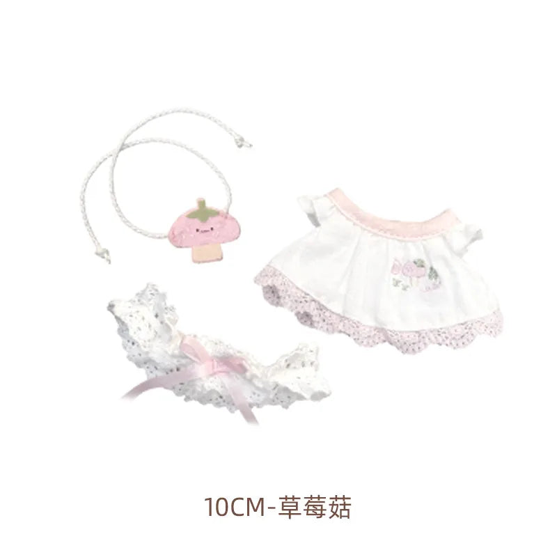 【现货】娃岛联萌x梦想实验室棉花娃娃10cm娃衣春日小食系列原创