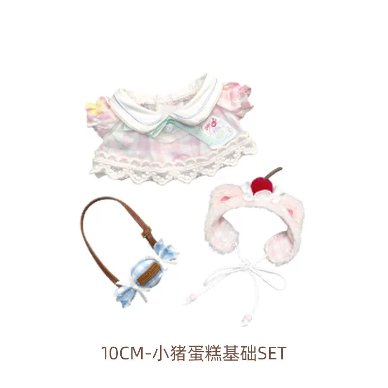 【现货】娃岛联萌x梦想实验室棉花娃娃10cm娃衣春日小食系列原创