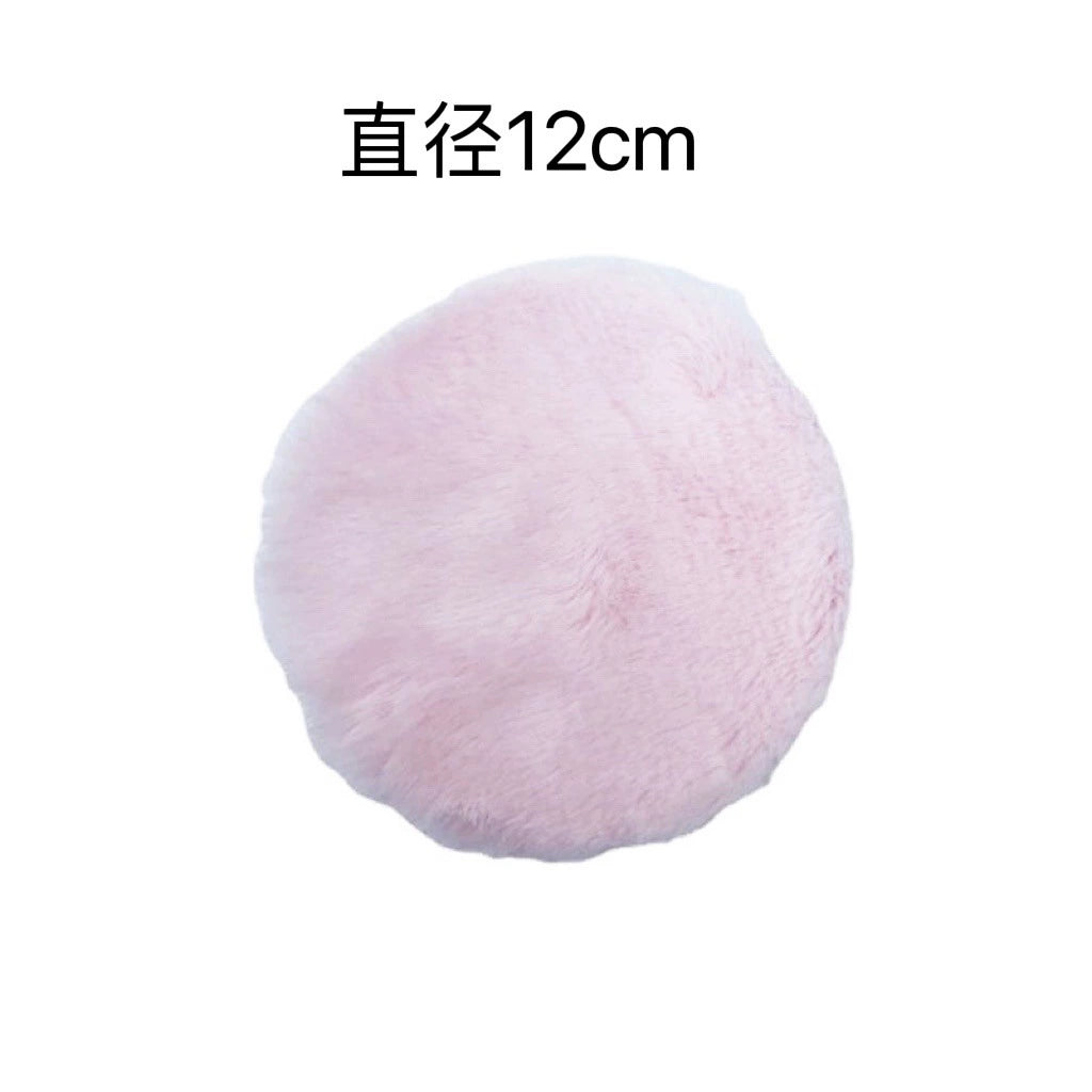 1:12 Miniature Dollhouse Plush Rug Soft Faux Fur Carpet Floor Mat for 1/6 BJD Doll Room Decor