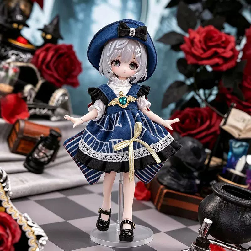 8分12分娃衣11-16厘米娃娃套装洛丽塔风BJD换装衣服潮玩12分