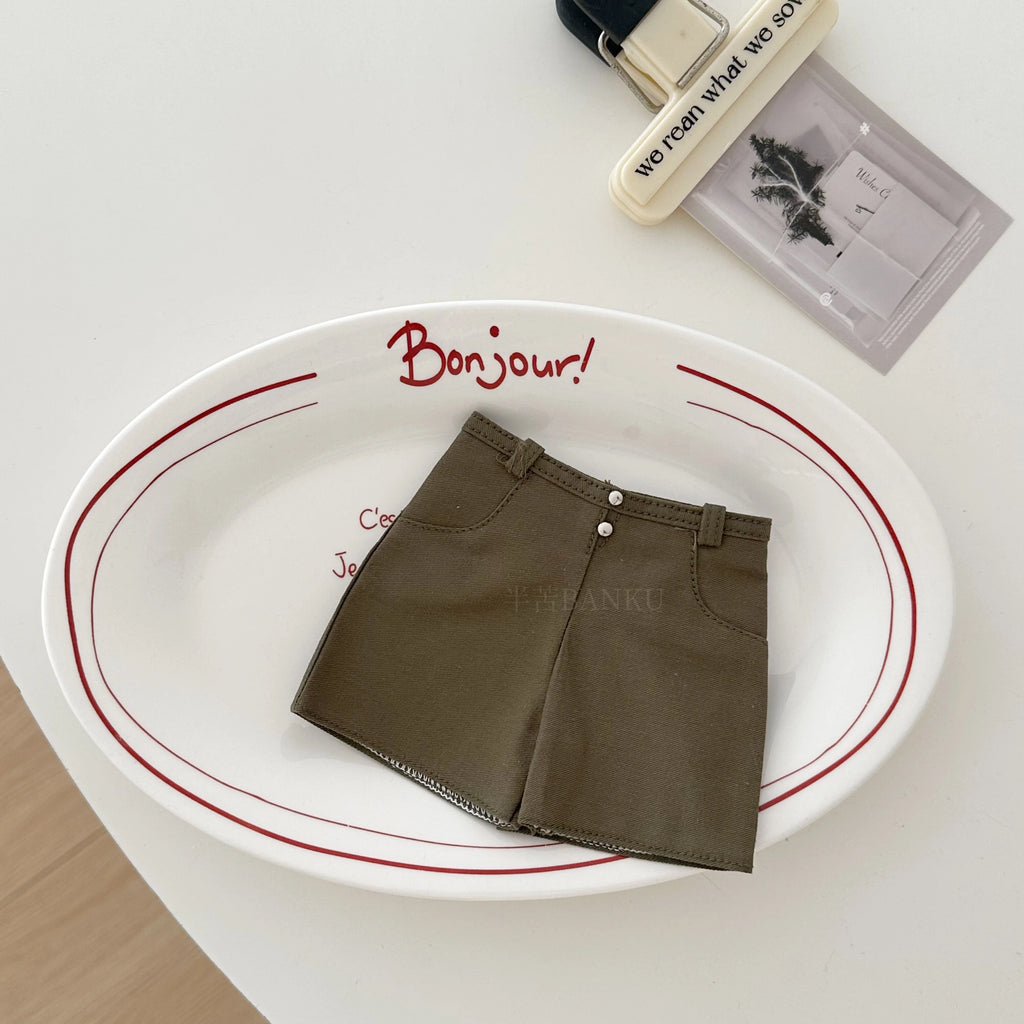 Casual Off-Shoulder T-Shirt and Shorts Outfit Set for BJD Dolls 1/3 1/4 1/6 Blythe OB24 Doll Clothes
