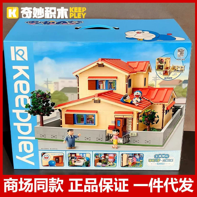 Keeppley Detective Conan Mouri Detective Agency 3-Storey Building Block Set Anime Architecture Model Toy Gift