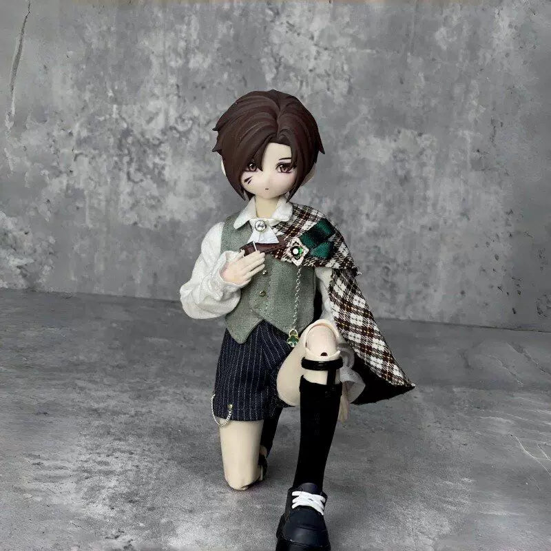 8分娃衣英伦风扎克bjd衣服八分体西西里可穿欧风1/8娃衣配件套装