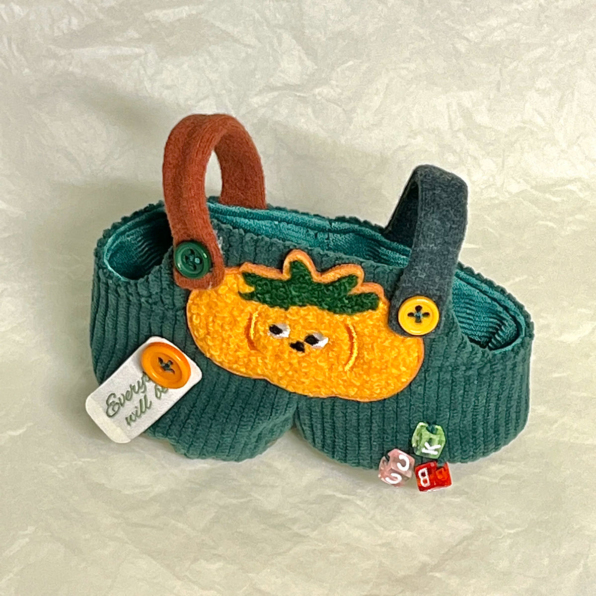 宇宙商店蔬菜背带裤卫衣15cm20cm棉花娃娃衣labubu衣服百搭爬爬服