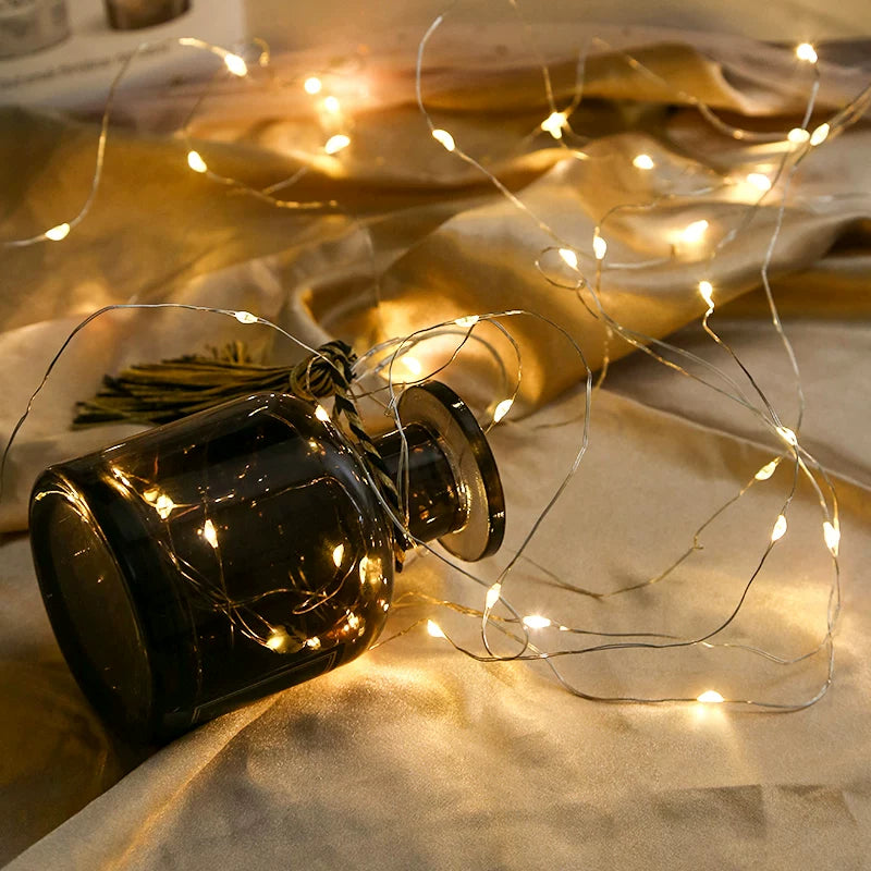 Mini LED Copper Wire Fairy Lights, Starry String Lights for Gift Boxes, Flower Bouquets, Crafts & Birthday Party Decor