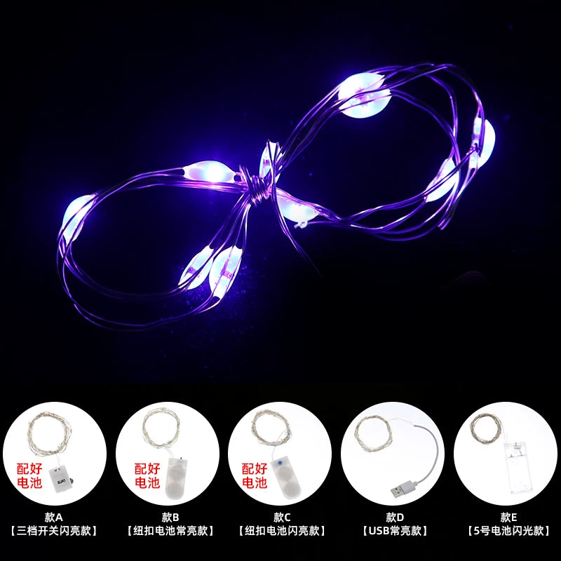 Mini LED Copper Wire Fairy Lights, Starry String Lights for Gift Boxes, Flower Bouquets, Crafts & Birthday Party Decor