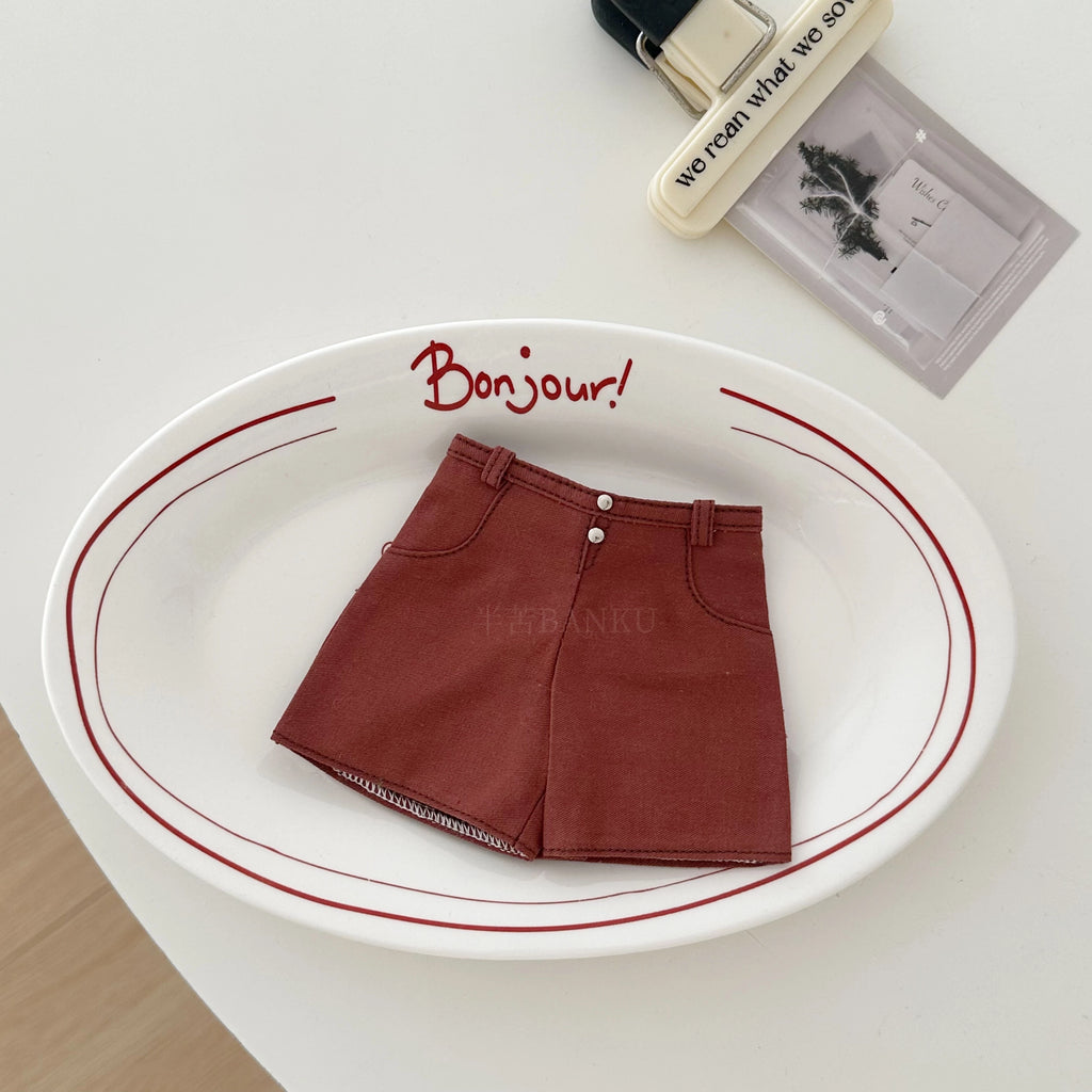 Casual Off-Shoulder T-Shirt and Shorts Outfit Set for BJD Dolls 1/3 1/4 1/6 Blythe OB24 Doll Clothes