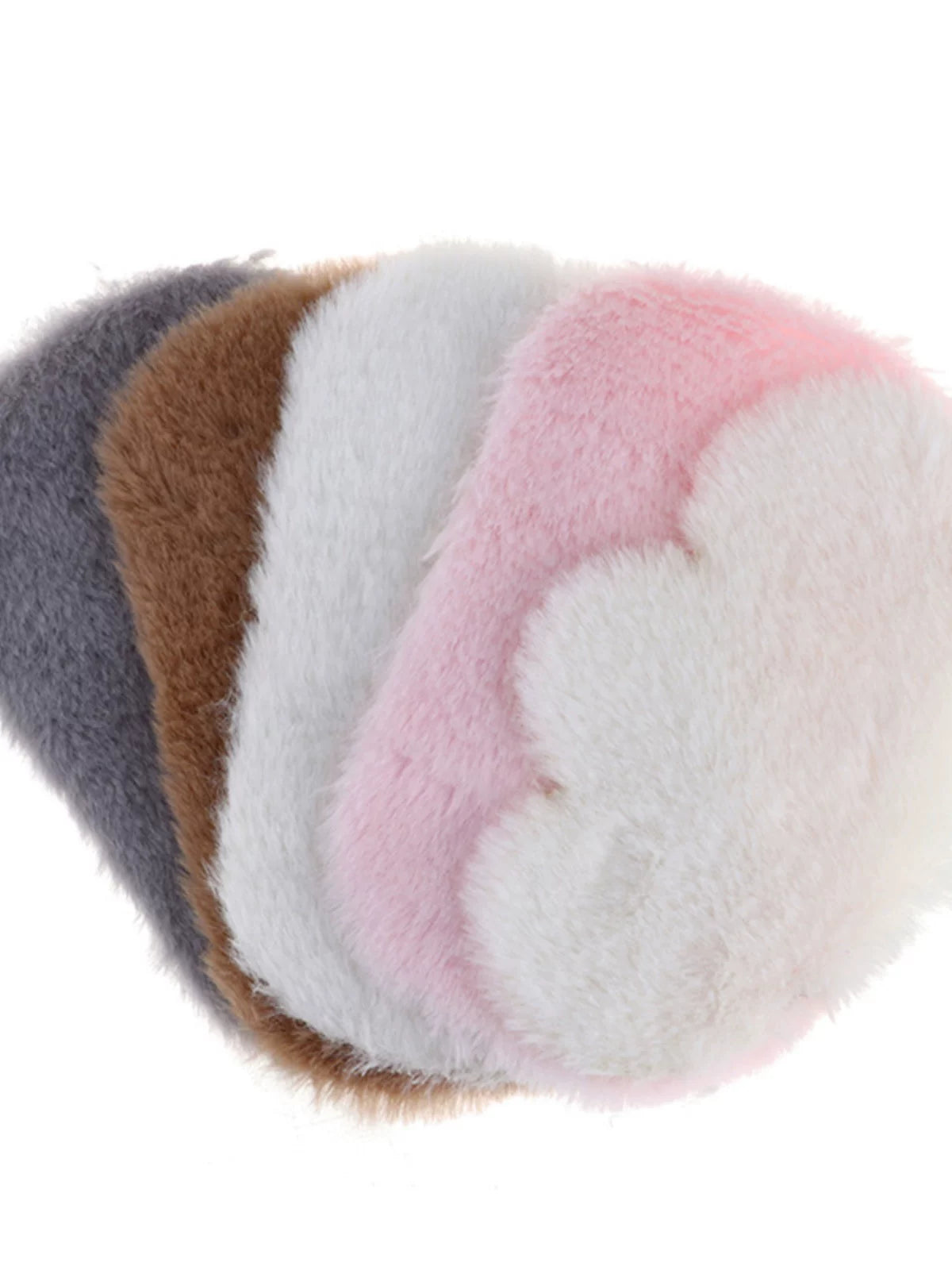 1:12 Miniature Dollhouse Plush Rug Soft Faux Fur Carpet Floor Mat for 1/6 BJD Doll Room Decor