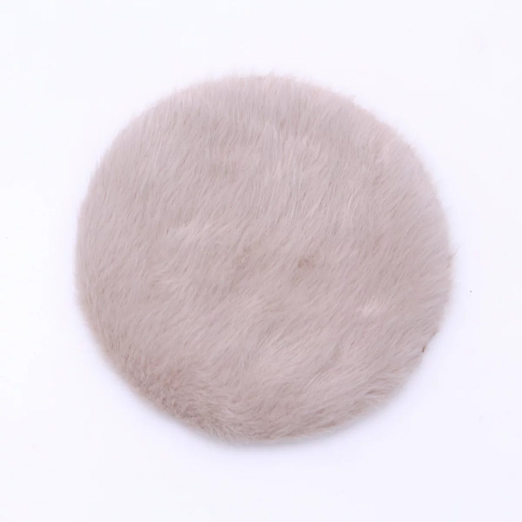 1:12 Miniature Dollhouse Plush Rug Soft Faux Fur Carpet Floor Mat for 1/6 BJD Doll Room Decor
