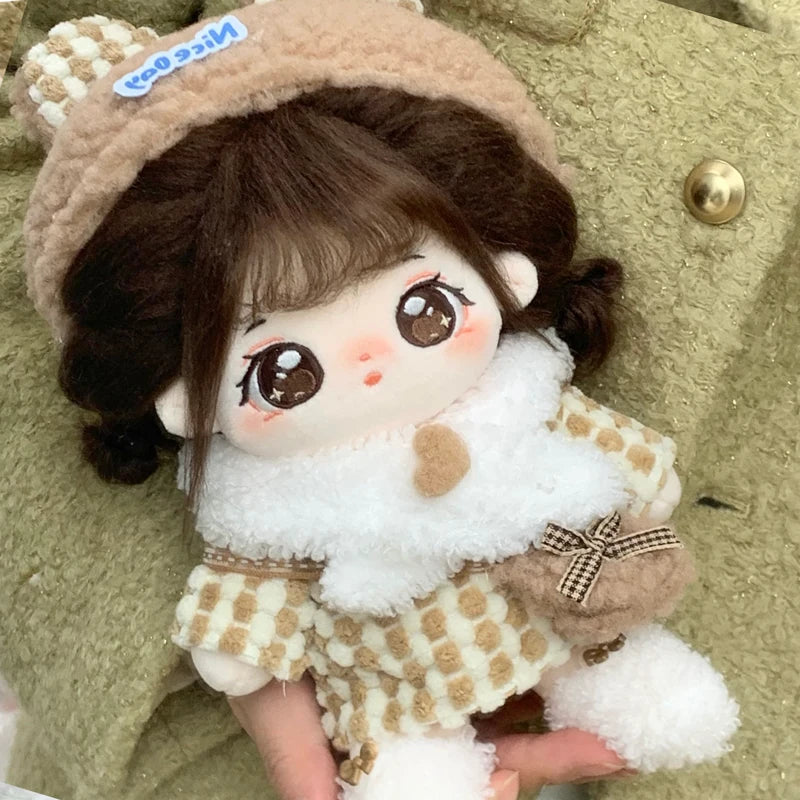 贝乐宠物园棉花娃娃正版女20cm公仔玩偶冬季娃衣换装裙子衣服套装