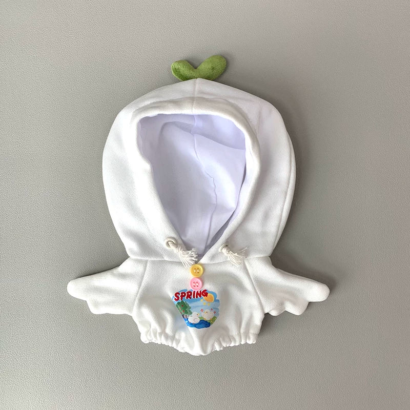 宇宙商店 小动物游园会 10cm20cm棉花娃娃玩偶努努用连体卫衣单品