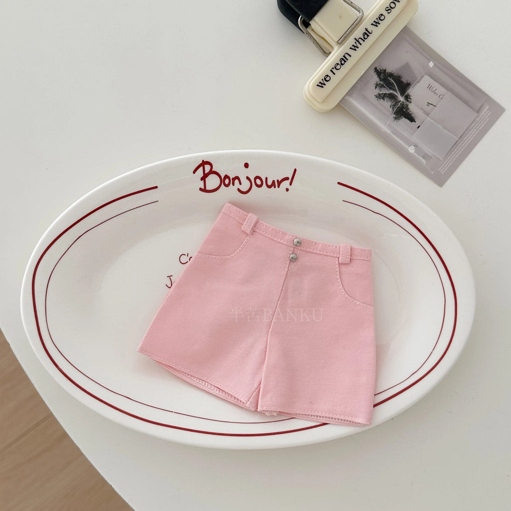 Casual Off-Shoulder T-Shirt and Shorts Outfit Set for BJD Dolls 1/3 1/4 1/6 Blythe OB24 Doll Clothes