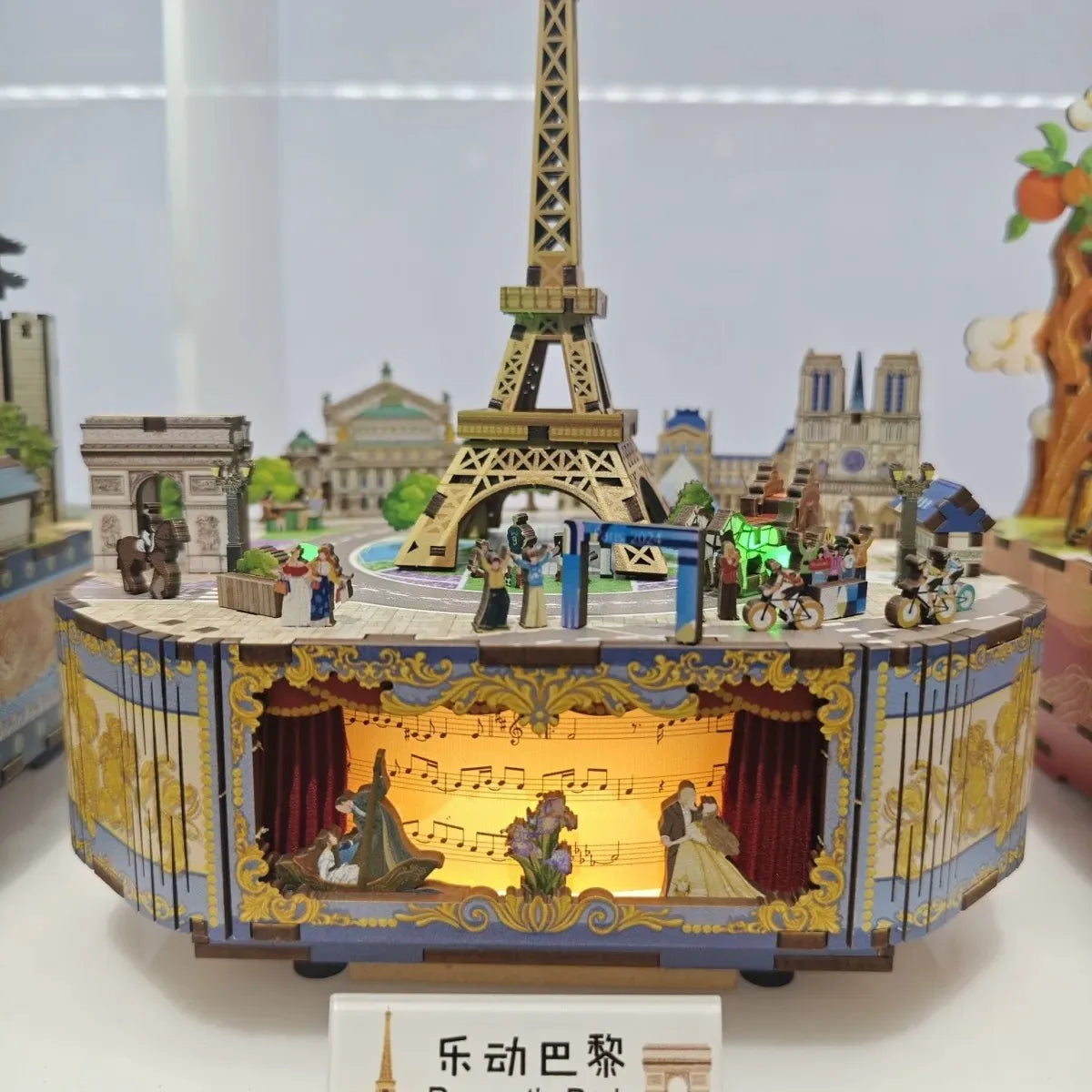 DIY 3D Wooden Music Box Assembly Kit Mechanical Puzzle Model Craft Toy for Adults and Kids Creative Birthday Gift Home Decor
