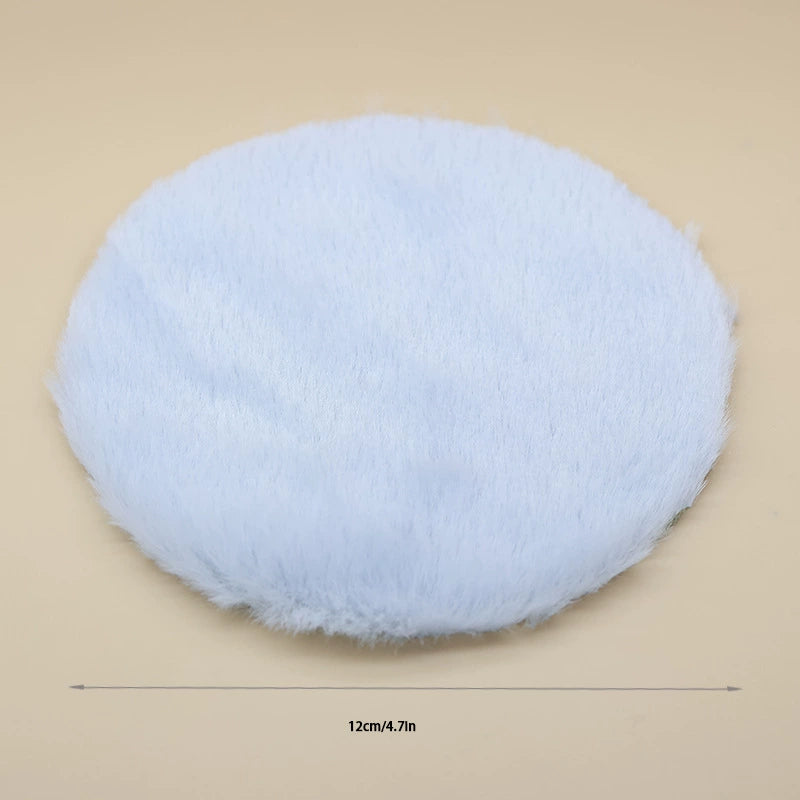 1:12 Miniature Dollhouse Plush Rug Soft Faux Fur Carpet Floor Mat for 1/6 BJD Doll Room Decor