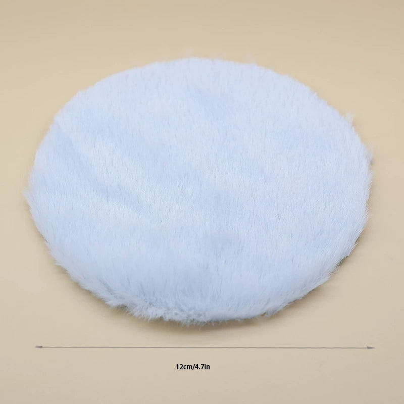 1:12 Miniature Dollhouse Plush Rug Soft Faux Fur Carpet Floor Mat for 1/6 BJD Doll Room Decor