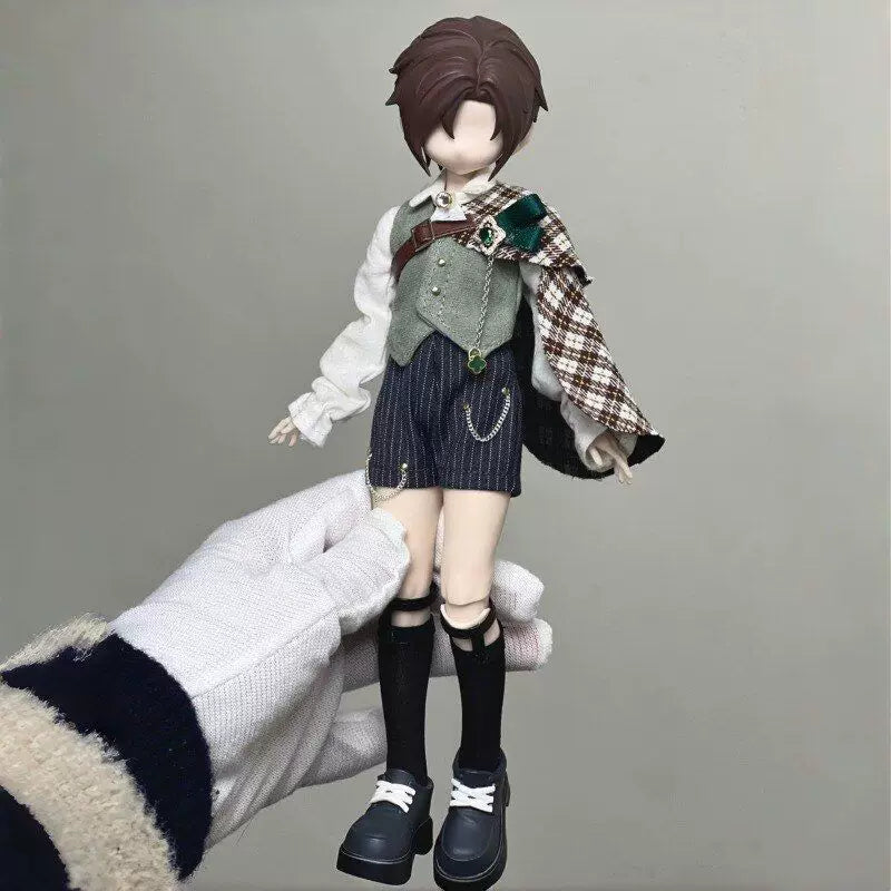 8分娃衣英伦风扎克bjd衣服八分体西西里可穿欧风1/8娃衣配件套装