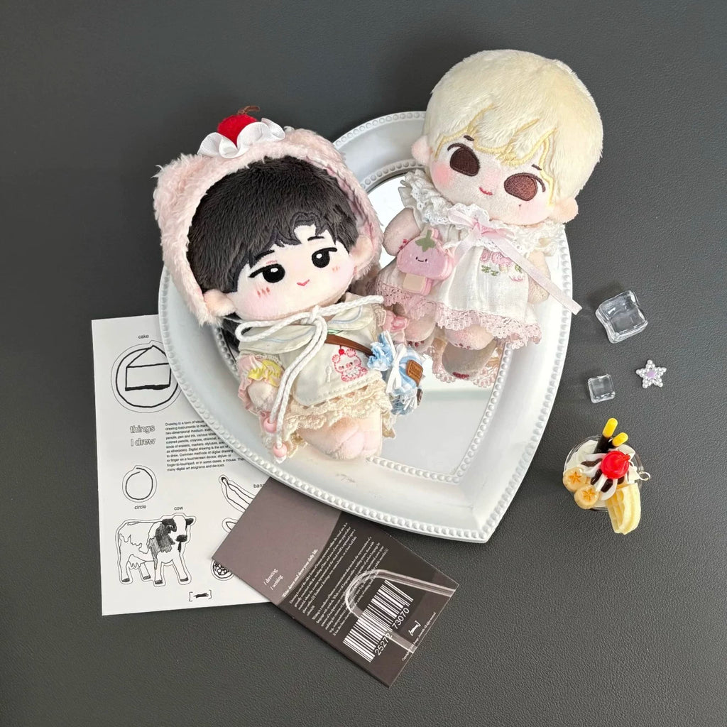 【现货】娃岛联萌x梦想实验室棉花娃娃10cm娃衣春日小食系列原创