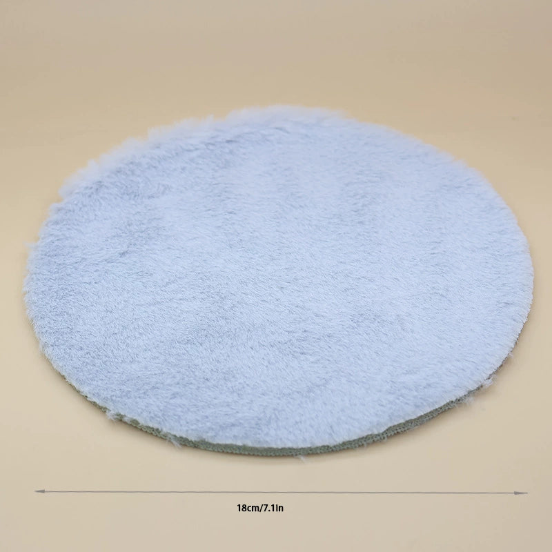 1:12 Miniature Dollhouse Plush Rug Soft Faux Fur Carpet Floor Mat for 1/6 BJD Doll Room Decor