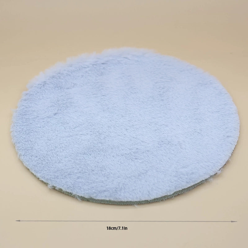 1:12 Miniature Dollhouse Plush Rug Soft Faux Fur Carpet Floor Mat for 1/6 BJD Doll Room Decor