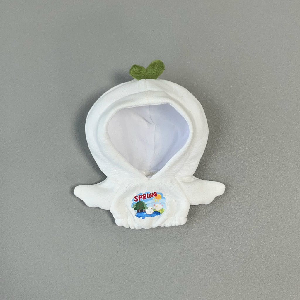 宇宙商店 小动物游园会 10cm20cm棉花娃娃玩偶努努用连体卫衣单品