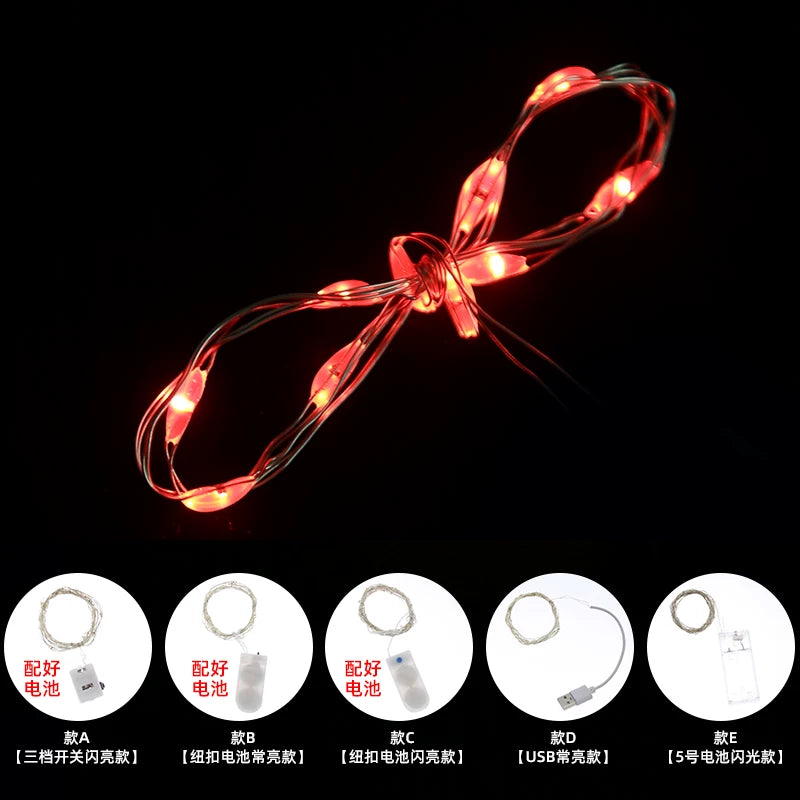 Mini LED Copper Wire Fairy Lights, Starry String Lights for Gift Boxes, Flower Bouquets, Crafts & Birthday Party Decor