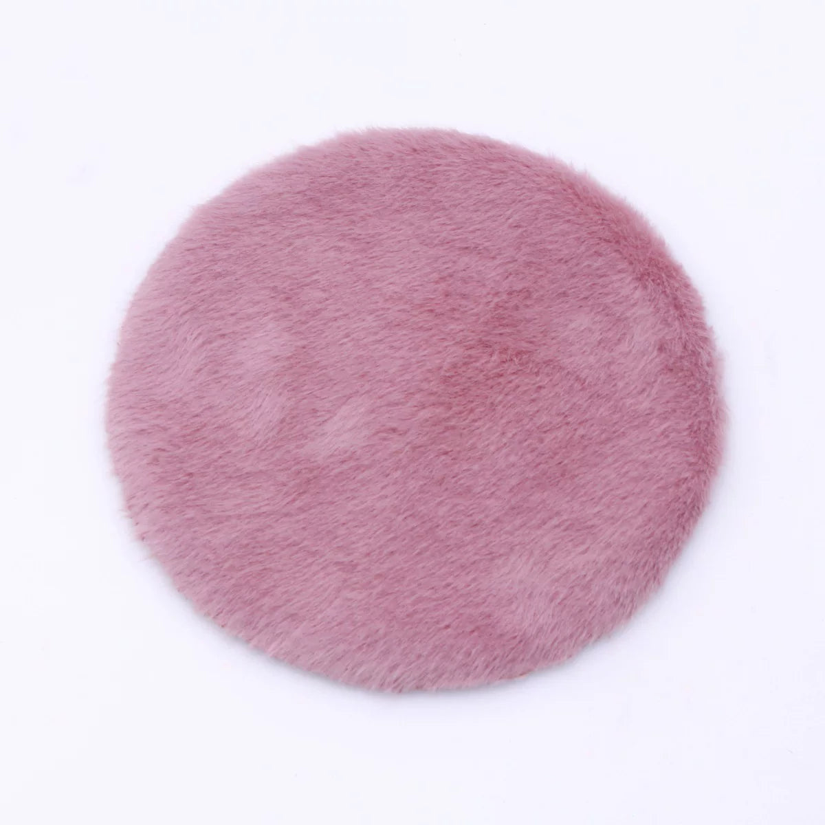 1:12 Miniature Dollhouse Plush Rug Soft Faux Fur Carpet Floor Mat for 1/6 BJD Doll Room Decor