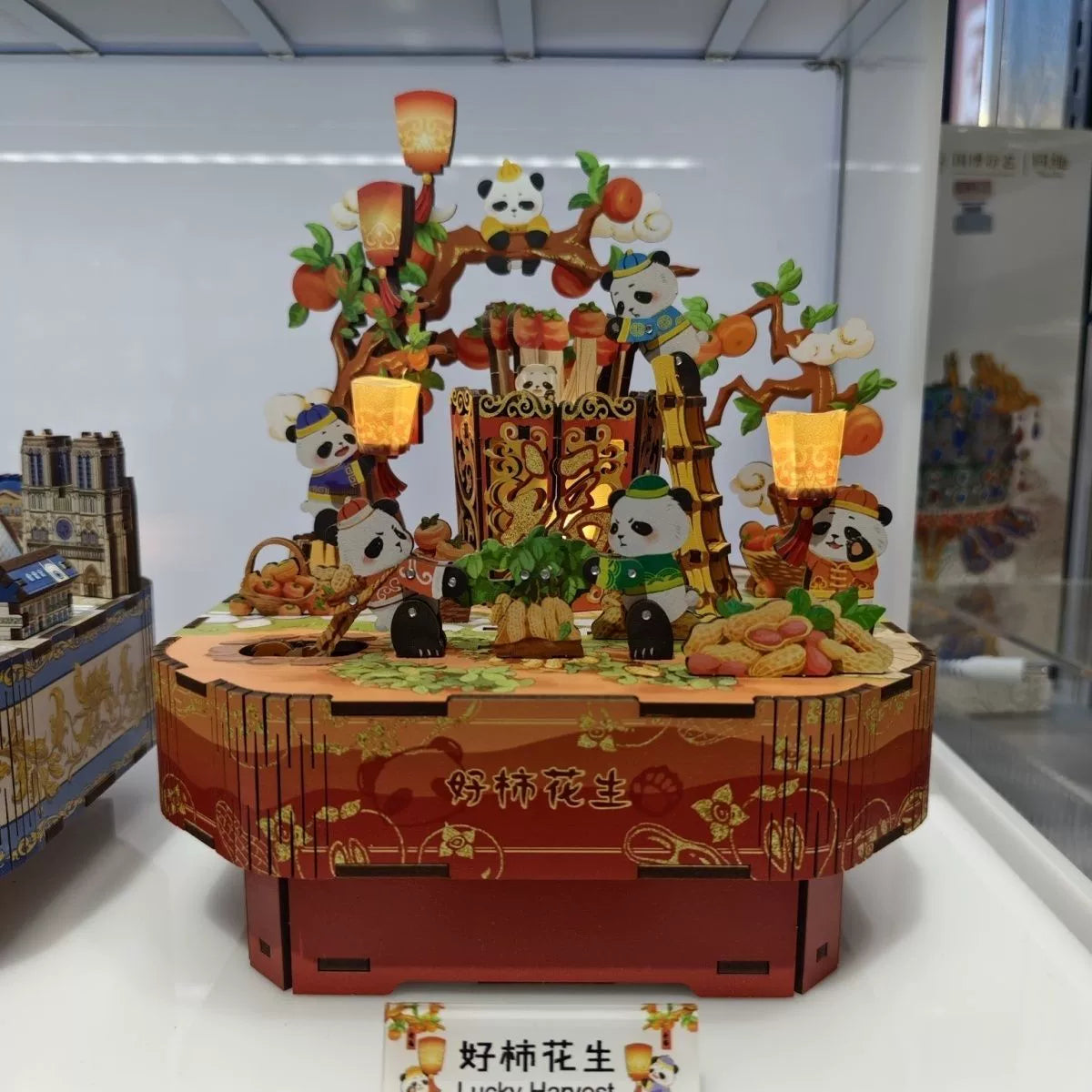 DIY 3D Wooden Music Box Assembly Kit Mechanical Puzzle Model Craft Toy for Adults and Kids Creative Birthday Gift Home Decor