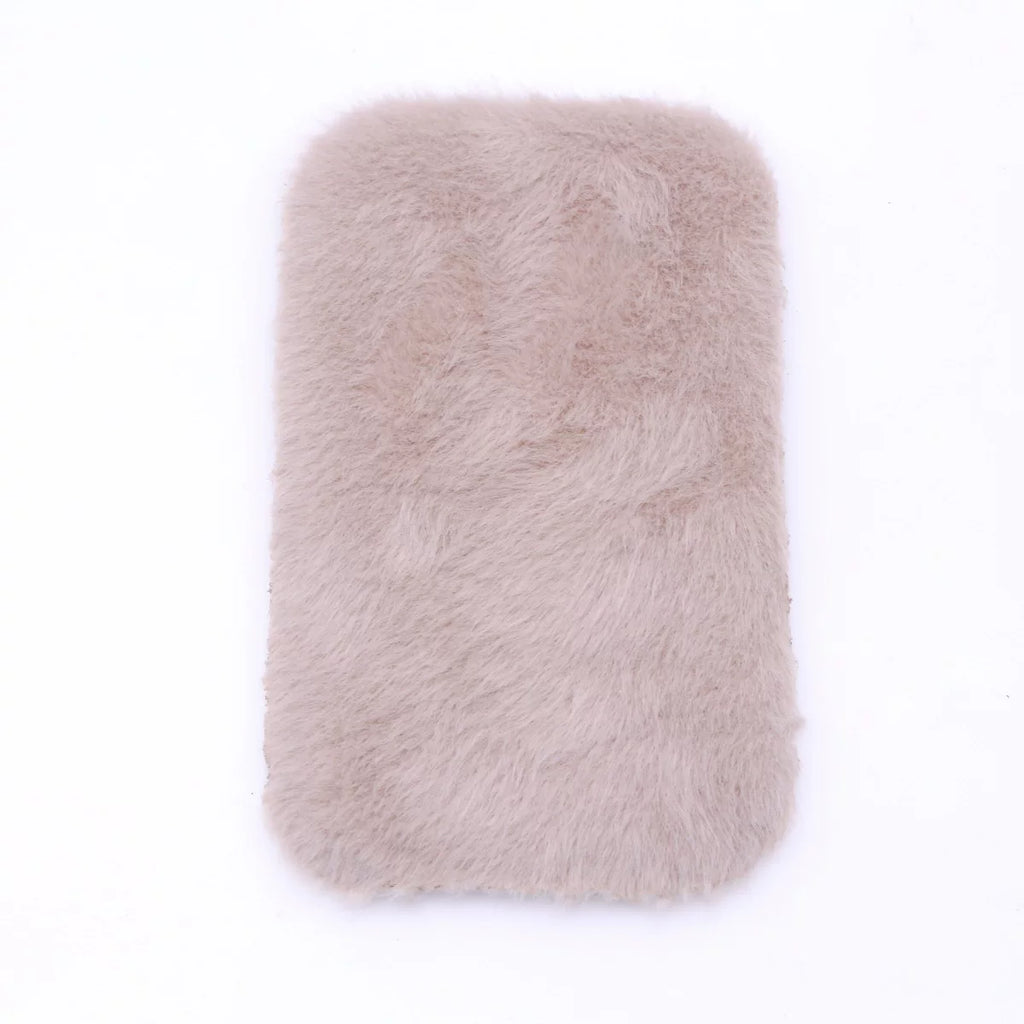 1:12 Miniature Dollhouse Plush Rug Soft Faux Fur Carpet Floor Mat for 1/6 BJD Doll Room Decor