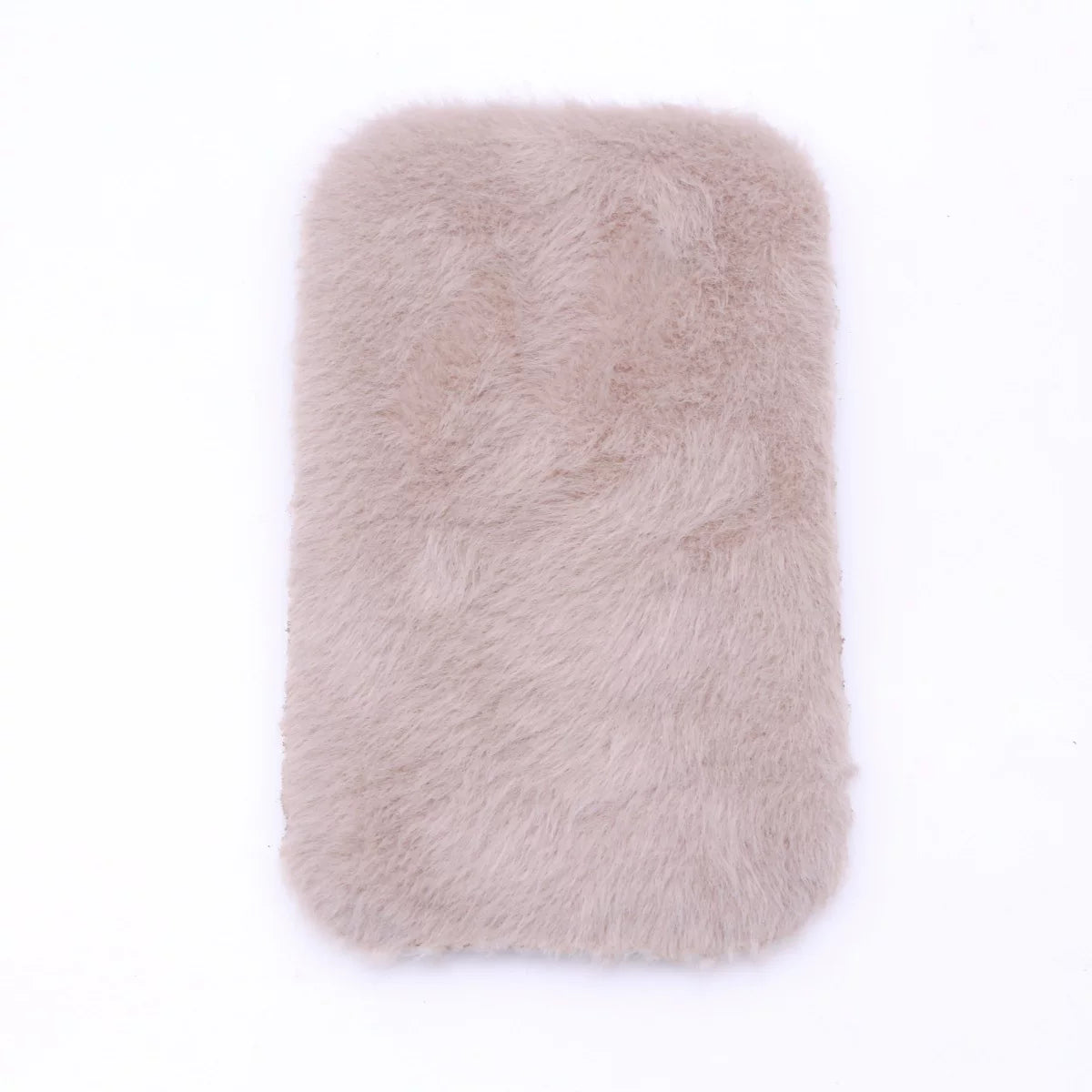1:12 Miniature Dollhouse Plush Rug Soft Faux Fur Carpet Floor Mat for 1/6 BJD Doll Room Decor