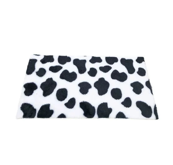 1:12 Miniature Dollhouse Plush Rug Soft Faux Fur Carpet Floor Mat for 1/6 BJD Doll Room Decor