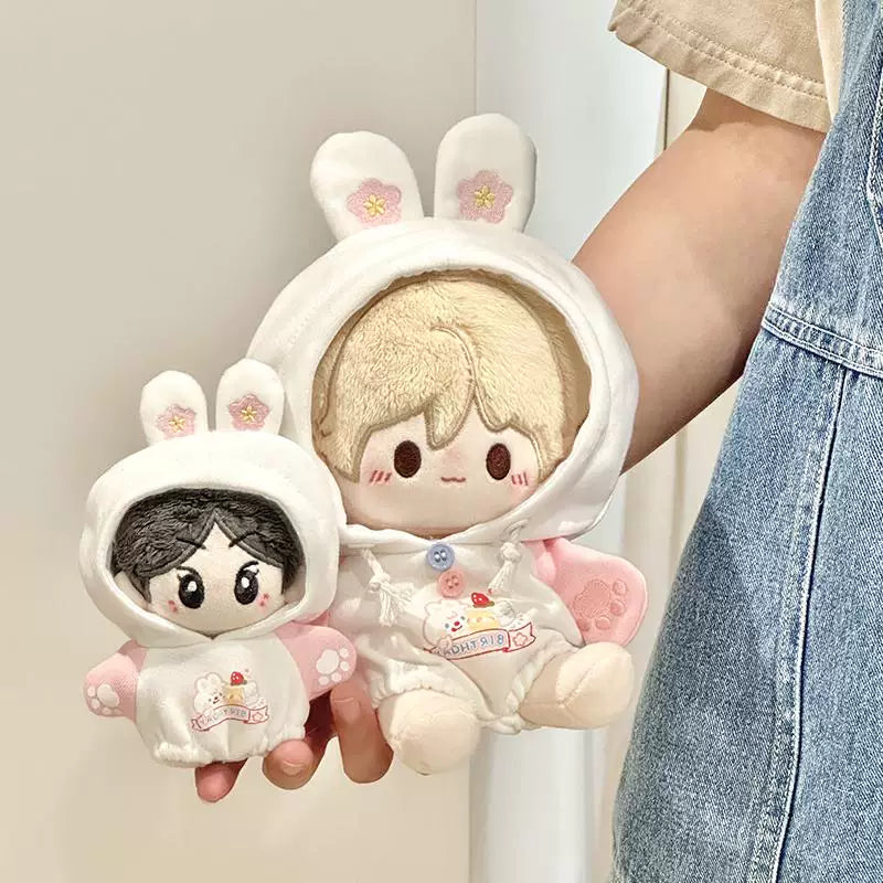 宇宙商店 小动物游园会 10cm20cm棉花娃娃玩偶努努用连体卫衣单品