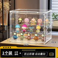 盲盒收纳展示架手办子透明防尘柜娃娃公仔玩偶摆件亚力克泡泡玛特