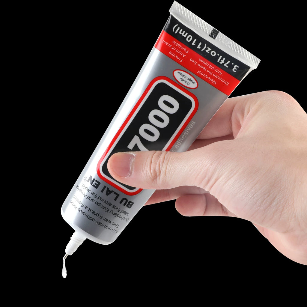 B-7000 Multi-Purpose Craft Glue with Precision Needle Tip, Clear Strong Adhesive for DIY Jewelry Making, Phone Screen Repair, Rhinestone & Crafts