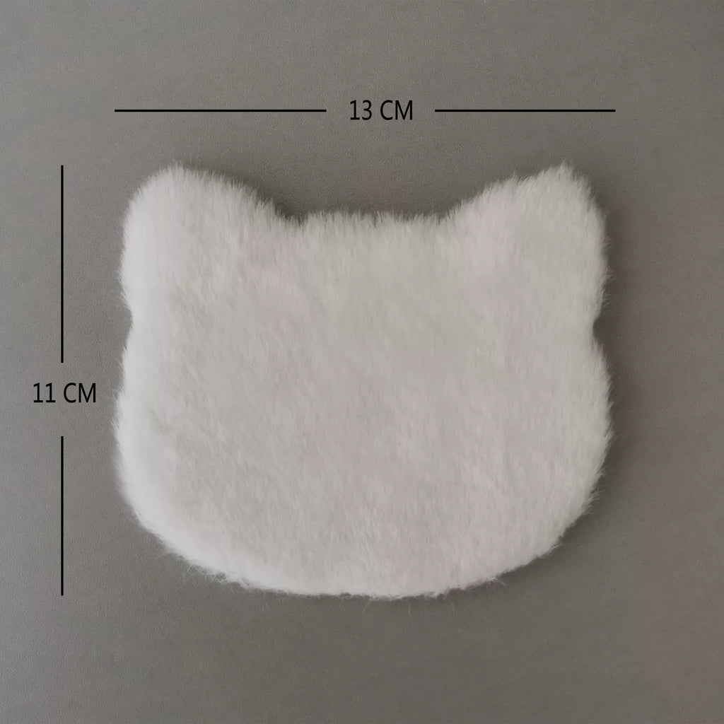 1:12 Miniature Dollhouse Plush Rug Soft Faux Fur Carpet Floor Mat for 1/6 BJD Doll Room Decor