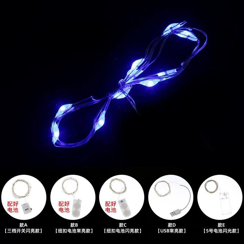 Mini LED Copper Wire Fairy Lights, Starry String Lights for Gift Boxes, Flower Bouquets, Crafts & Birthday Party Decor