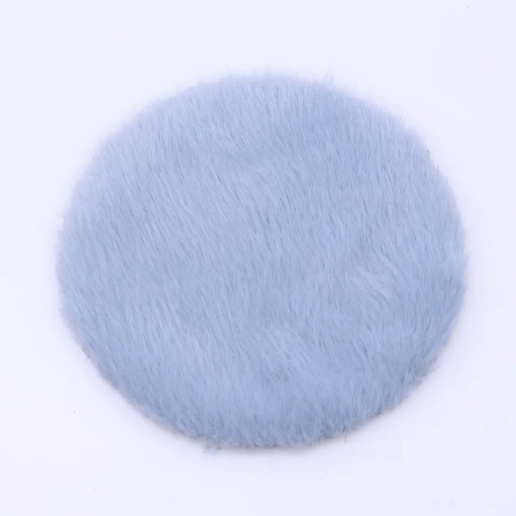 1:12 Miniature Dollhouse Plush Rug Soft Faux Fur Carpet Floor Mat for 1/6 BJD Doll Room Decor