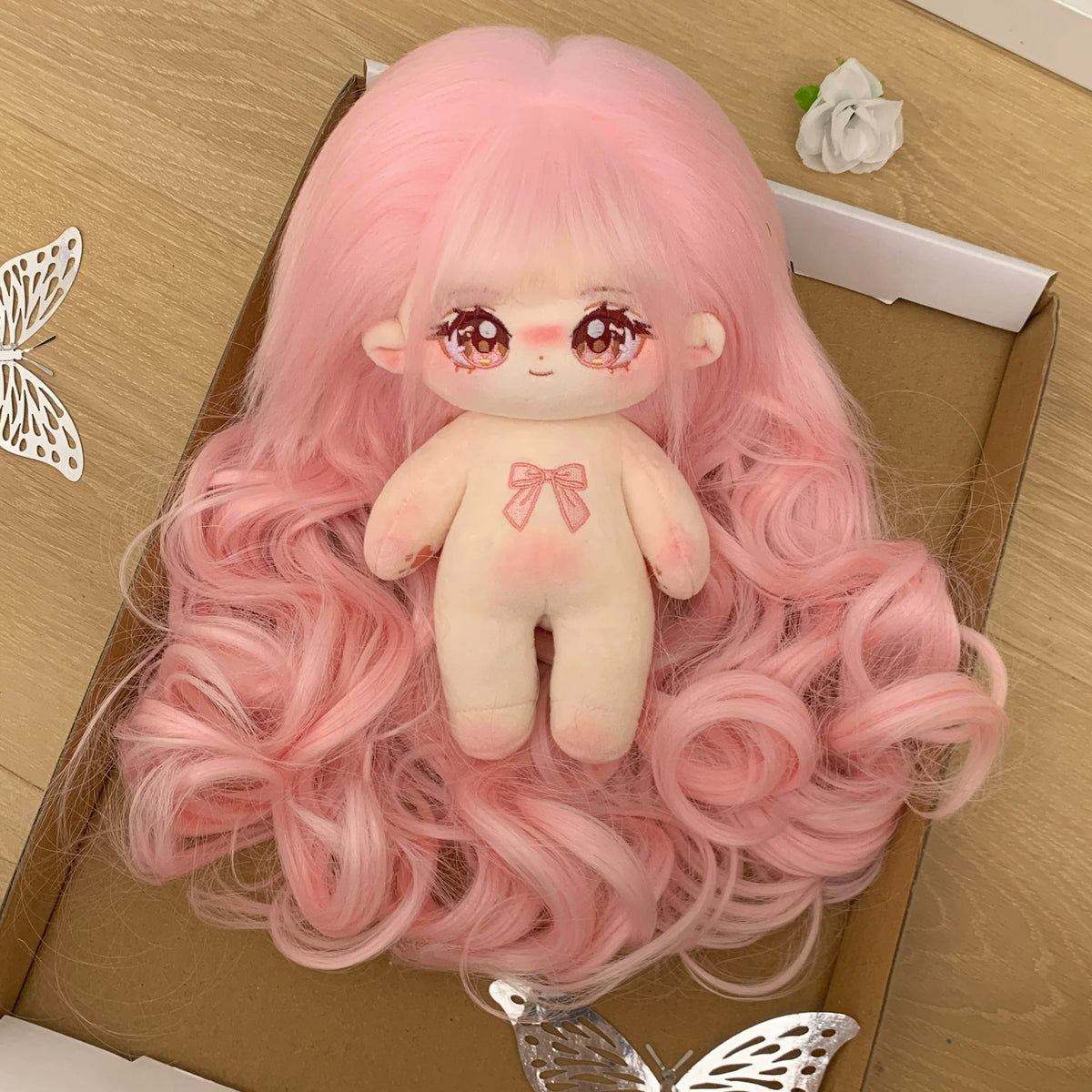梦暖暖棉花娃娃正版毛绒玩具20cm公仔玩偶女孩换装娃衣生日礼物冬