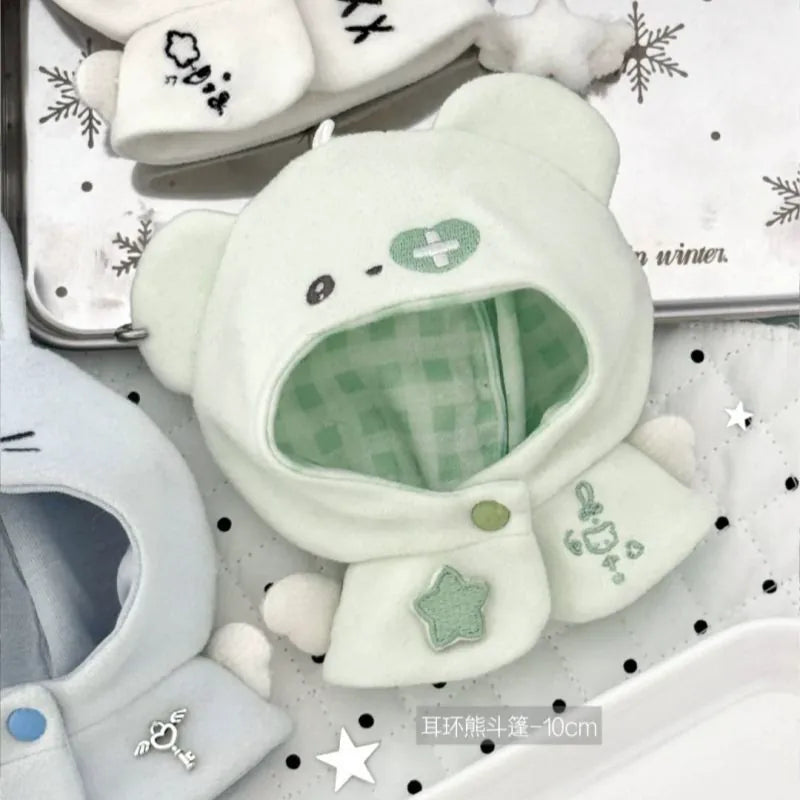 10cm娃衣新品“天使遐想”小斗篷棉花娃娃可爱超萌换装衣服无属性