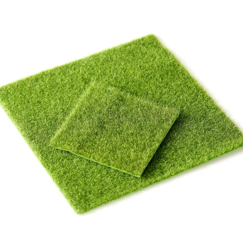 Artificial Moss Turf Mat for Micro Landscape Fairy Garden Terrarium DIY Craft Lawn Decor